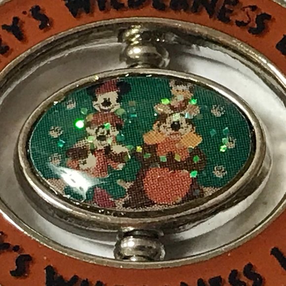 Disney Wilderness Lodge Resort Hotel Charm Zipper Pull Vintage Mickey Humphrey - Picture 6 of 11